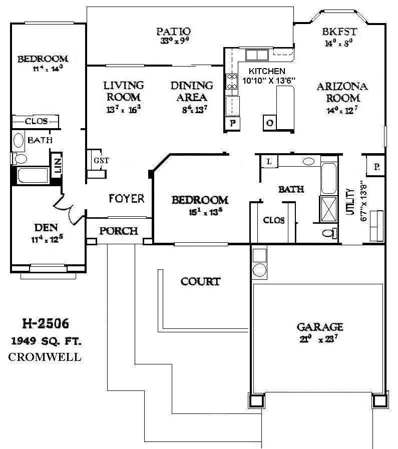 Single Family Floor Plans Sun City West Arizona Real Estate For Sale