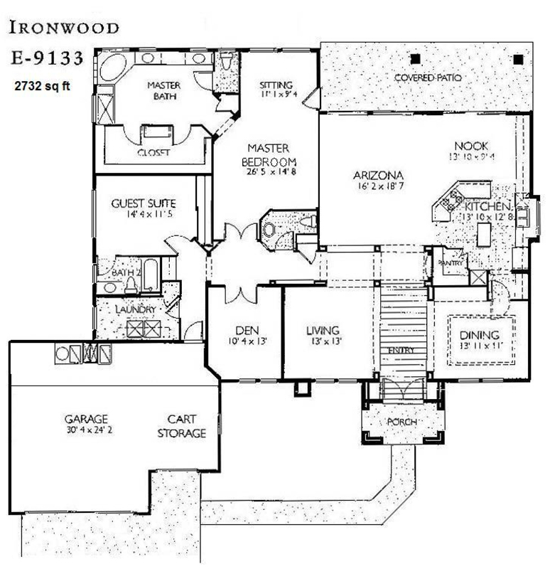 Ironwood E9133 2732 sq.ft. Arizona Homes for Sale